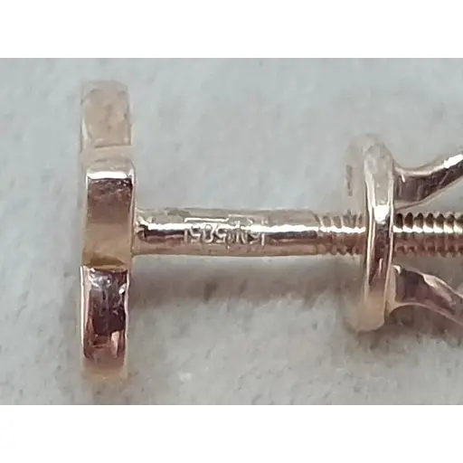 Золоті сережки-пусети Ювелірне виробництво А. Долина Конюшина з емаллю. 120932_Зел - фото 4