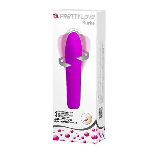 Вібратор Pretty Love Burke 16 см фіолетовий - фото 5