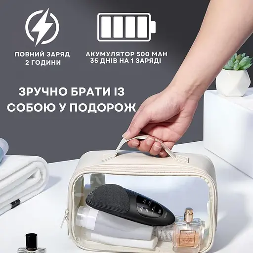 Щітка для чищення обличчя AIMED Face Massage Master колір чорний - фото 4