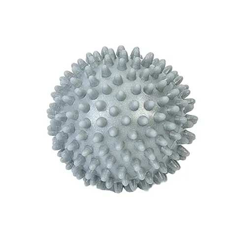 Мяч массажный MS 2096-1(Silver) размер 7,5 см, серебряный