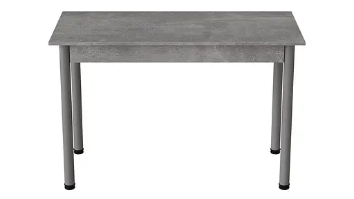 Стіл кухонний Ferrum-decor Беніта 75x120x60 Сірий ДСП Бетон 16мм (FRD-105565)