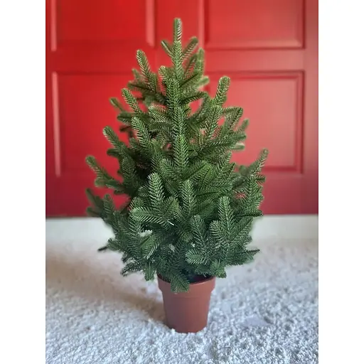 Ялинка Hvoya Traditional лита в горщику 70 см зелена новинка