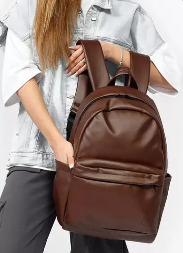 Жіночий рюкзак Sambag Zard LST шоколад 46 х 28 х 13 см (25018020) - фото 3