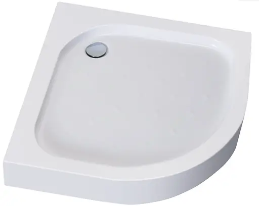 Душевой поддон Eger Tisza 90x90 полукруглый white 599-0909R белый - фото 2