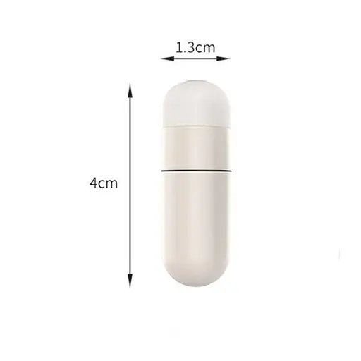 Компактний водонепроникний віброшар 5,8 см Білий K000903 - фото 2