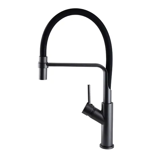 Змішувач для кухні Globus Lux Denver Flex GDF-32-11-01 Чорний матовий - фото 3