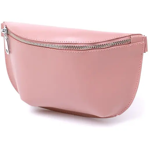 Шкіряна жіноча сумка бананка Shvigel 22х13.5х6 см sum0020202 - фото 1