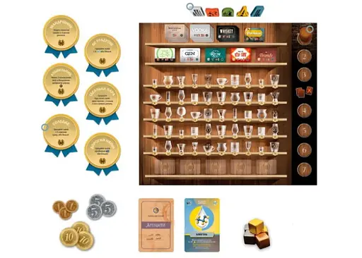 Настільна гра Geekach Games Distilled. Таємниці напоїв (Distilled. Kickstarter edition) (укр.) (GKCH065DS) - фото 11