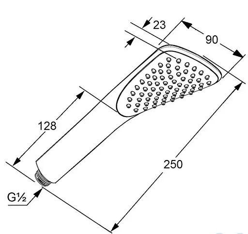 Ручной душ Kludi Fizz 1S 6760005-00 - фото 2