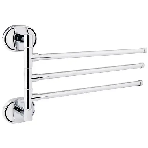 Тримач рушників потрійний поворотний Lidz (CRM) -114.07.03 - фото 1