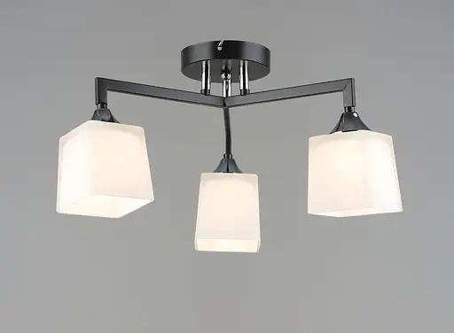 Люстра стельова Sirius B N6116/3 COFFEE+CR на 3 плафони