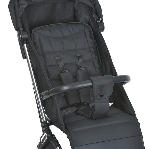 Детская прогулочная коляска-книга El Camino ME 1129 Link Black Striped Черная - фото 6