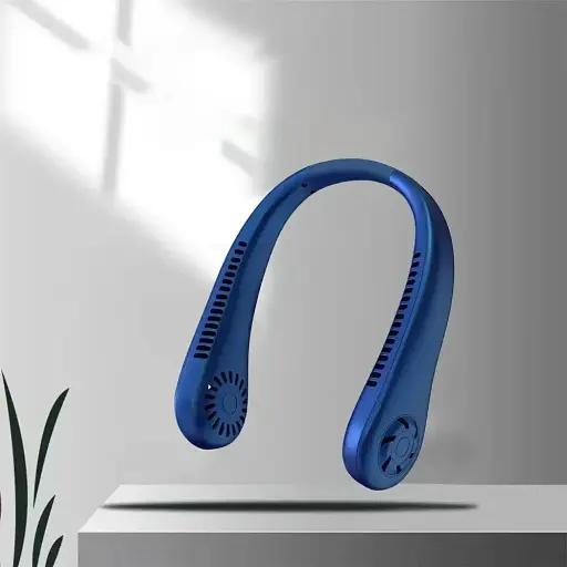 Портативный мини-вентилятор на шею MM04, 5 режимов - фото 3