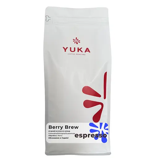Кава мелена Yuka Coffee Roastery суміш арабік Berry Brew 1кг - фото 1