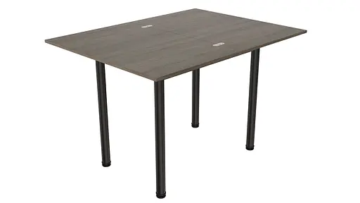 Розкладний обідній стіл трансформер Берта Ferrum-decor 750x1400x900 Чорний метал ДСП Дуб Сонома Трюфель 16 мм (FRD-105182) - фото 11