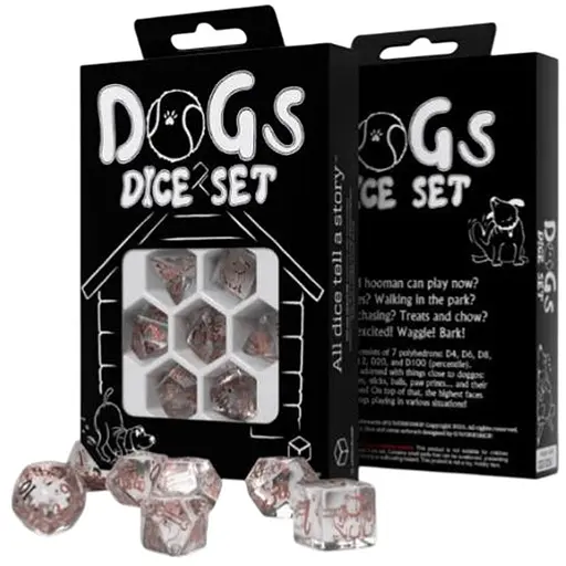 Набор кубиков DOGS Dice Set: Bubbles , 7 шт. (SDOG04) - фото 1