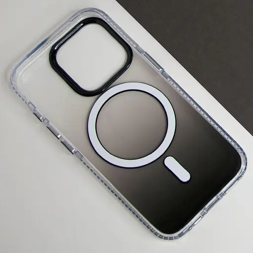 Чохол Epik TPU+PC Shadow with MagSafe для Apple iPhone 15, 6.1 Black - фото 2