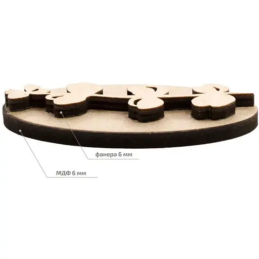 Штамп для вибійки Rosa Talent №8 Ботаніка 3x10см - фото 2