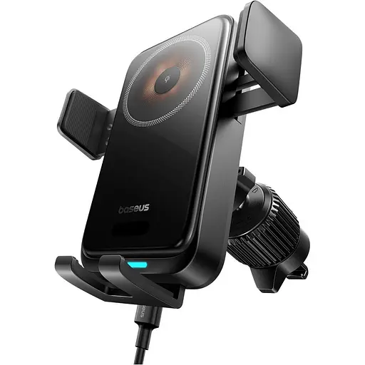 Автотримач із бездротовою зарядкою Baseus Wisdom Pro 15W (C40381501123-00) [149873] - фото 3