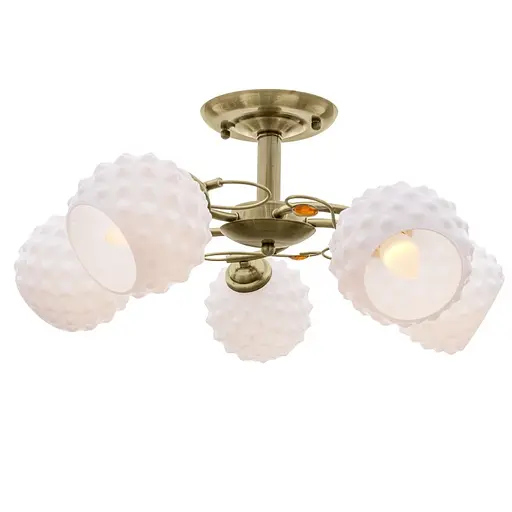 Люстра стельова Brille в спальню E27 60W BZ (LK-576C/5) - фото 4