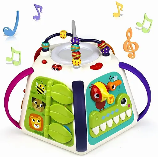 Музичний мультибокс TK 3153 "TK Group" - інтерактивна гра з підсвічуванням, мелодіями та логічними завданнями - фото 2