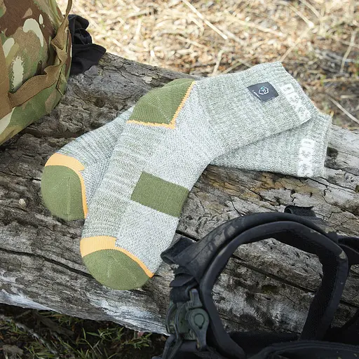 Носки водонепроницаемые Dexshell Terrian Walking Ankle (Зеленые) S - фото 7