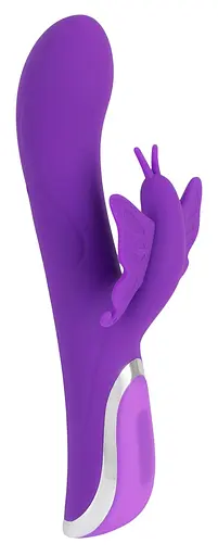 Вибратор-кролик Sweet Smile Rechargeable Rotating 23 см фиолетовый - фото 2