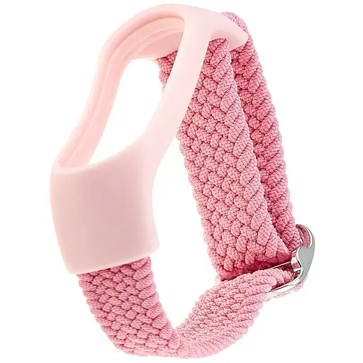 Ремінець Braided Buckle Enhanced Mi Band 3/4/5/6/7 Рожевий - фото 1