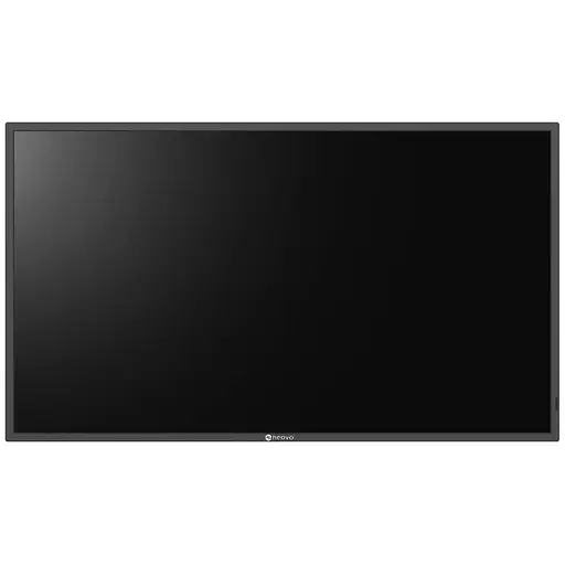 TFT 42.5" Neovo QM-4302, IPS, 4K UHD, Anti-Burn-in™, VGA, HDMI, RJ-45, USB, колонки, чорний