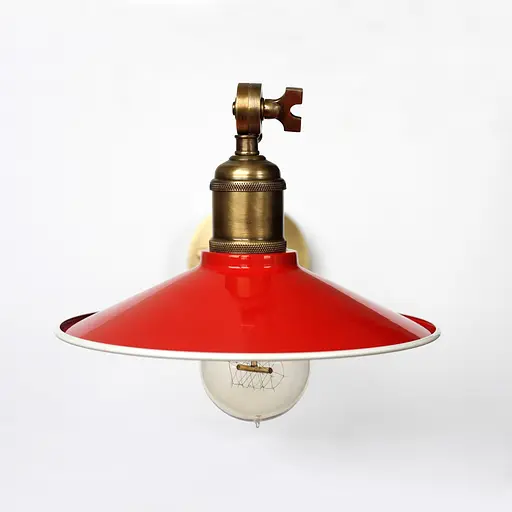 Настінне бра сталеве 3-ох поворотне, PikArt арт. 477 червоний - фото 3