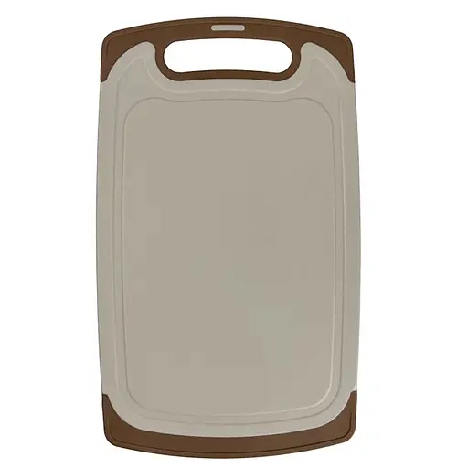 Набір кухонного приладдя силіконовий з 11 предметів із підставкою (вінчик, ополоник, лопатка, ножі, обробна дошка) Magio MG-1097I Бежевий 88103 - фото 4