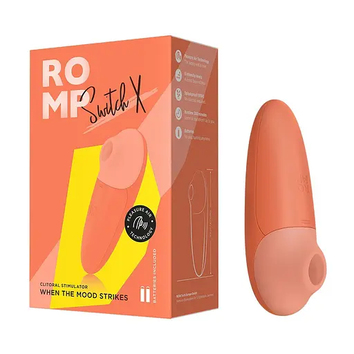 Вакуумний стимулятор клітора Romp Switch X помаранчевий - фото 4