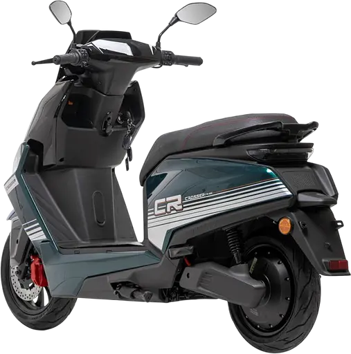 Електроскутер Двомісний Crosser CR22 (2500W, 72V/35Ah) Зелений - фото 5
