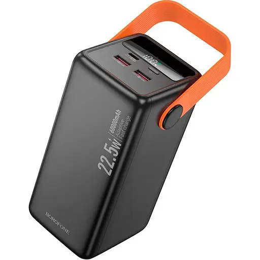 Зовнішній акумулятор Borofone BJ66B Magnifico 60000mAh 22.5W чорний - фото 1