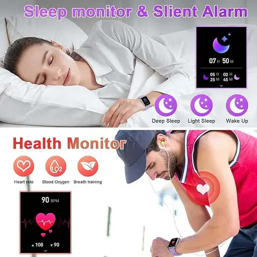 Смарт-часы HOIFA P98 Purple - фото 5