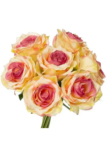 Букет троянд, 24 см біло-рожевий (8722-017) Elisey   - фото 2