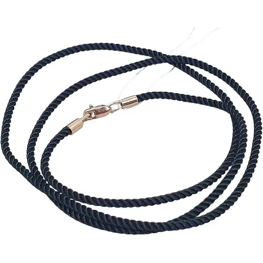 Ювелірний шовковий шнурок Імперія золота з золотими вставками. ПК100.1И 55