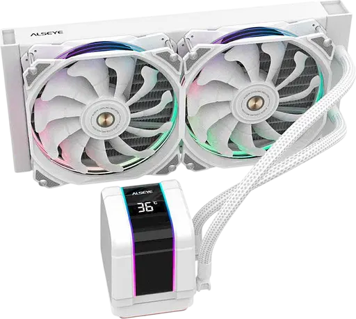 Водное охлаждение Alseye M240-PLUS-W II ARGB White (AS.02.01.0030) - фото 3