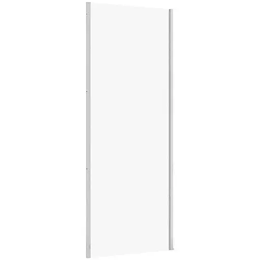Стенка к распашной двери Cersanit Larga 80x195 профиль хром S932-131, прозрачный, хром - фото 1