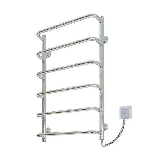 Електрична рушникосушарка Kosser Скоба 800x500/6 ЕR рег. ДС10ER, Хром, Праве - фото 1