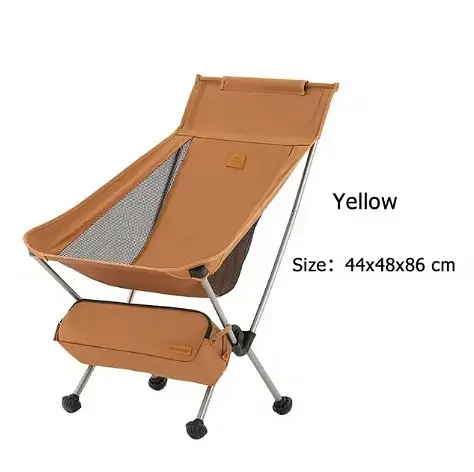 Раскладной стул с высокой спинкой Naturehike YL 09 (Оранжевый) - фото 2