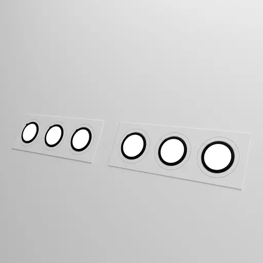 Точковий світильник Skarlat PS1075-3 WH+BK - фото 2