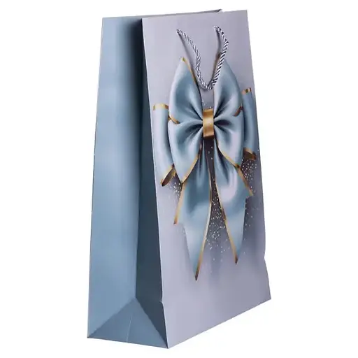 Подарунковий пакет Yiwu HP-10359-14 з бантом 30х12х42 см 12 шт. - фото 9