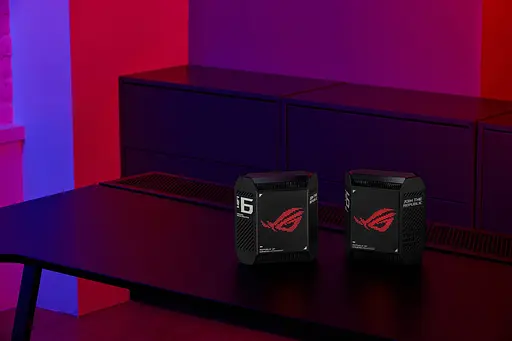ASUS Маршрутизатор ROG Rapture GT6 2PK black AX10000 3xGE LAN 1x2.5GE WAN 1xUSB 3.2g1 WPA3 OFDMA MESH - фото 3