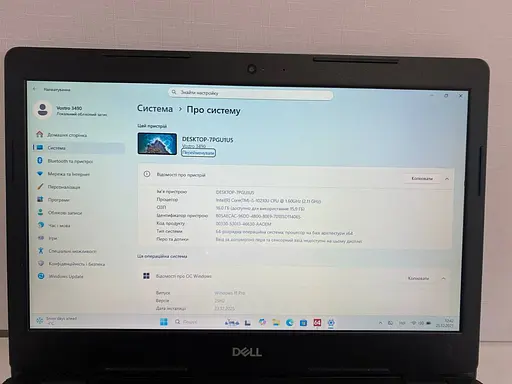 Ноутбук Dell Vostro 3490 14" (i5-10210U / 16GB / SSD 256GB + HDD 500GB) Refurbished - фото 5