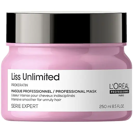 Маска L'oreal Professionnel Serie Expert Liss Unlimited с кератином для сухих и непослушных волос 250 мл - фото 1
