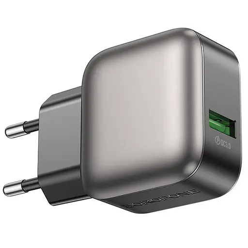 МЗП Borofone BAS52A Absolute QC3.0 18W (1USB-A) Black