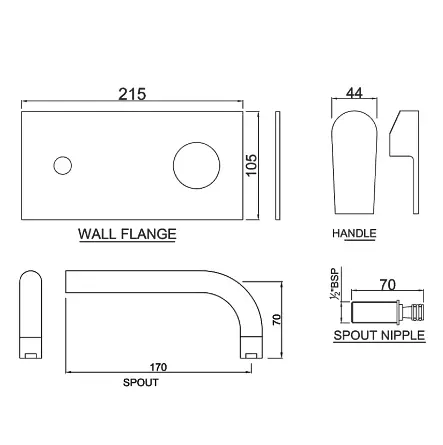 Смеситель для умывальника Jaquar Aria ARI-CHR-39233K Хром - фото 2