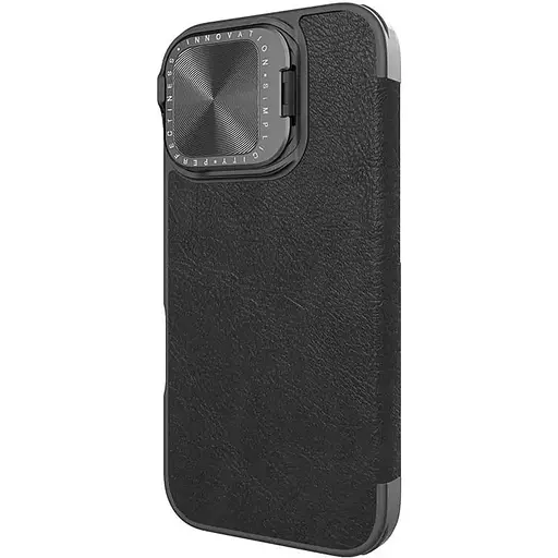 Шкіряний чохол-книжка Nillkin Qin Prop для Apple iPhone 16, 6.1 Black - фото 4