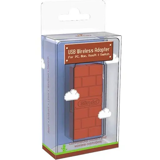 USB адаптер 8BitDo USB Wireless Adapter 2 для Switch/Android/Windows/macOS Brown (90212) - фото 3